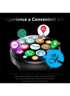 InnJoo Max AI Enabled Smartwatch With Chatgpt Intelligence - Silver  - Image 5