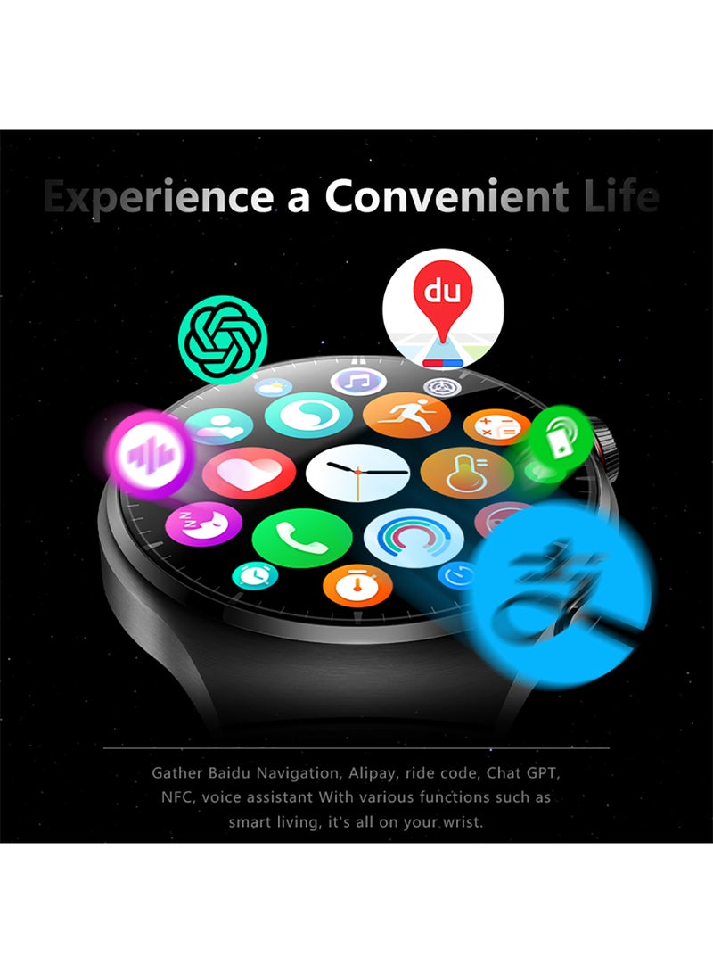 InnJoo - Max AI Enabled Smartwatch With Chatgpt Intelligence - Silver - Image 1
