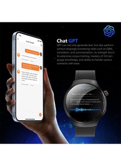 InnJoo Max AI Enabled Smartwatch With Chatgpt Intelligence - Silver  - Image 3