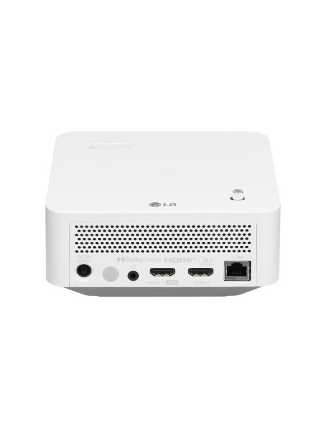 LG LG CineBeam PF510Q Smart Portable Projector with Simple Remote PF510Q White  - Image 2