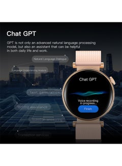 InnJoo GT Mini AI Enabled Smartwatch With Chatgpt Intelligence - Rose Gold  - Image 5