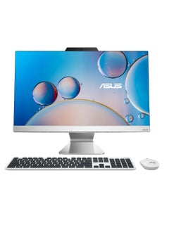 A3402WVAK-I7161TBW1W AIO With 24-Inch Display, Core i7-13th Gen Processor/16GB RAM/1TB SSD/Windows 11 Home (5 Year Warranty) English/Arabic White