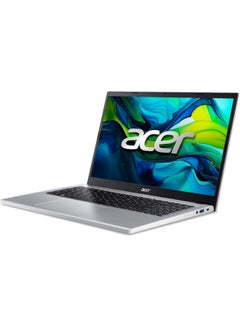 Acer Aspire Go 15 Laptop with 15.6-Inch FHD IPS SlimBezel Display, Core i3-N305U Processor/8GB RAM/128GB SSD /Intel UHD Graphics/Windows 11 Home English Pure Silver  - Image 3