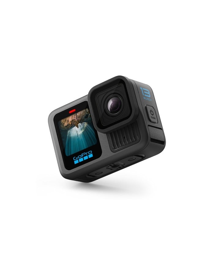 GoPro - Hero13 - Waterproof Action Camera With 5.3K60 Video, 27MP Photo + Compatability With HB-Series Lenses - Image 1