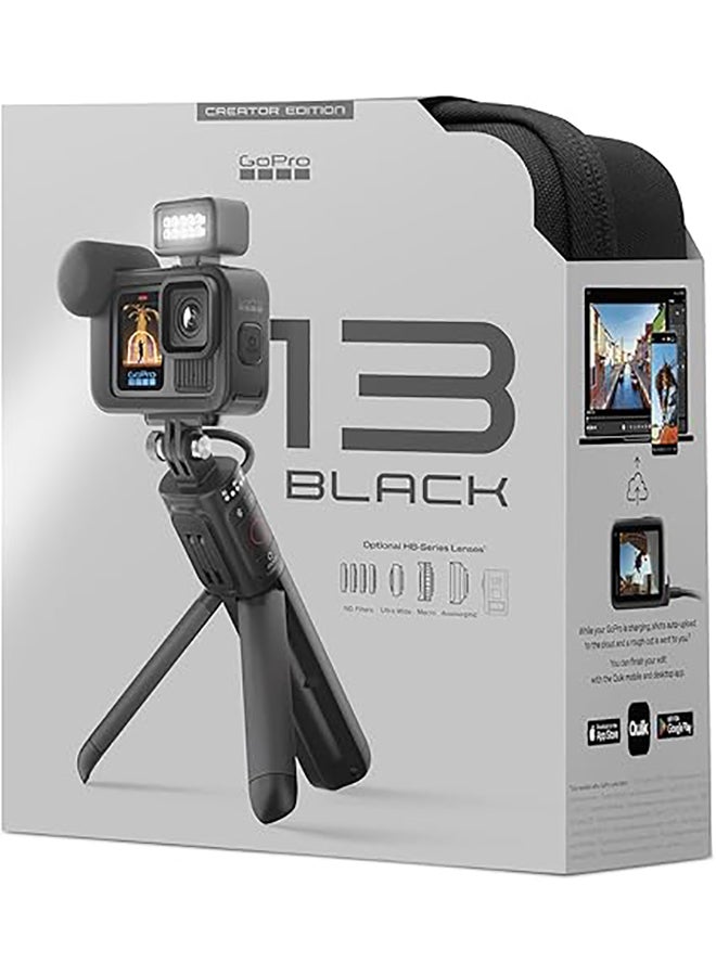 GoPro - Hero13 Creator Edition - Includes Volta (Battery Grip, Tripod, Remote), Media Mod, Light Mod, Enduro Battery, Magnetic Latch Mount And Carrying Case - Image 1
