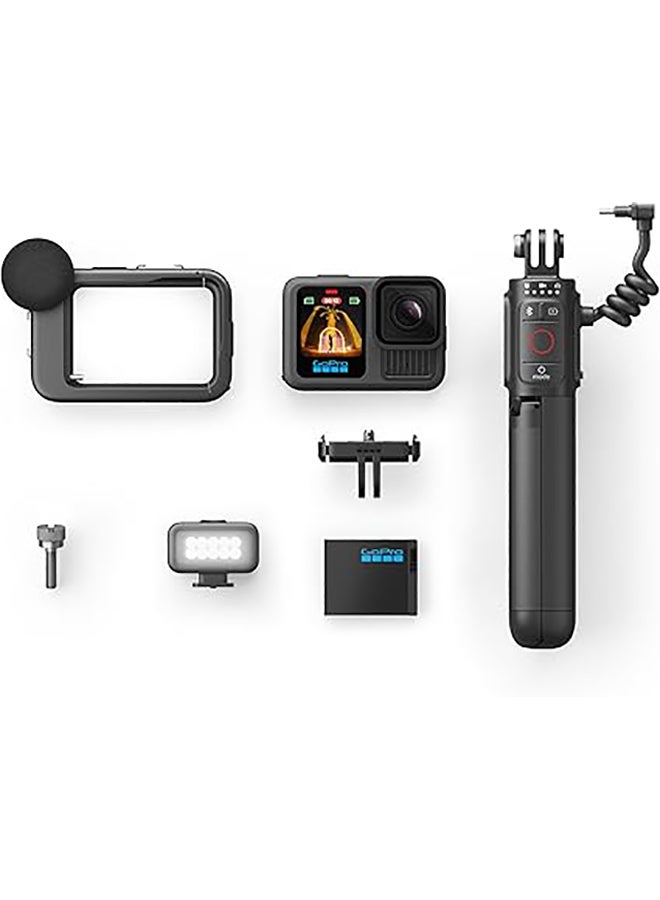 GoPro - Hero13 Creator Edition - Includes Volta (Battery Grip, Tripod, Remote), Media Mod, Light Mod, Enduro Battery, Magnetic Latch Mount And Carrying Case - Image 1