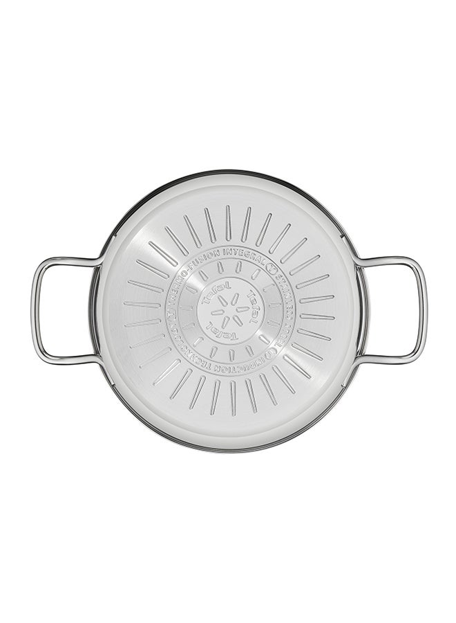 TEFAL Intuition 8 pc set | saucepan 16 cm+lid, stewpots 20/24+lids, stockpot 28 cm+lid | Premium Stainless steel 18/10 | Measuring marks | Glass lid | Induction | Stewing, Boiling | Recipe | B864S874 Stainless steel - Image 2