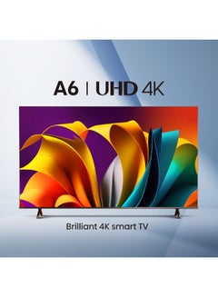 هايسنس Hisense 75 Inch Smart TV 4K UHD LCD Dolby Vision, Natural Colour Enhancer,VIDAA U5 OS, Youtube, Netflix, Disney +, Freeview Play and WiFi, Model (75A6N) 75A6N Black  - Image 2