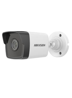 HIKVISION DS-2CD1021G0E-I/ECO 2MP CMOS Network Bullet Camera, 4mm Fixed Focal Lens, Up To 30m IR Range, Dual Stream, 3D Digital Noise Reduction, IP67, White - Black | DS-2CD1021G0E-I/ECO-4mm  - Image 1