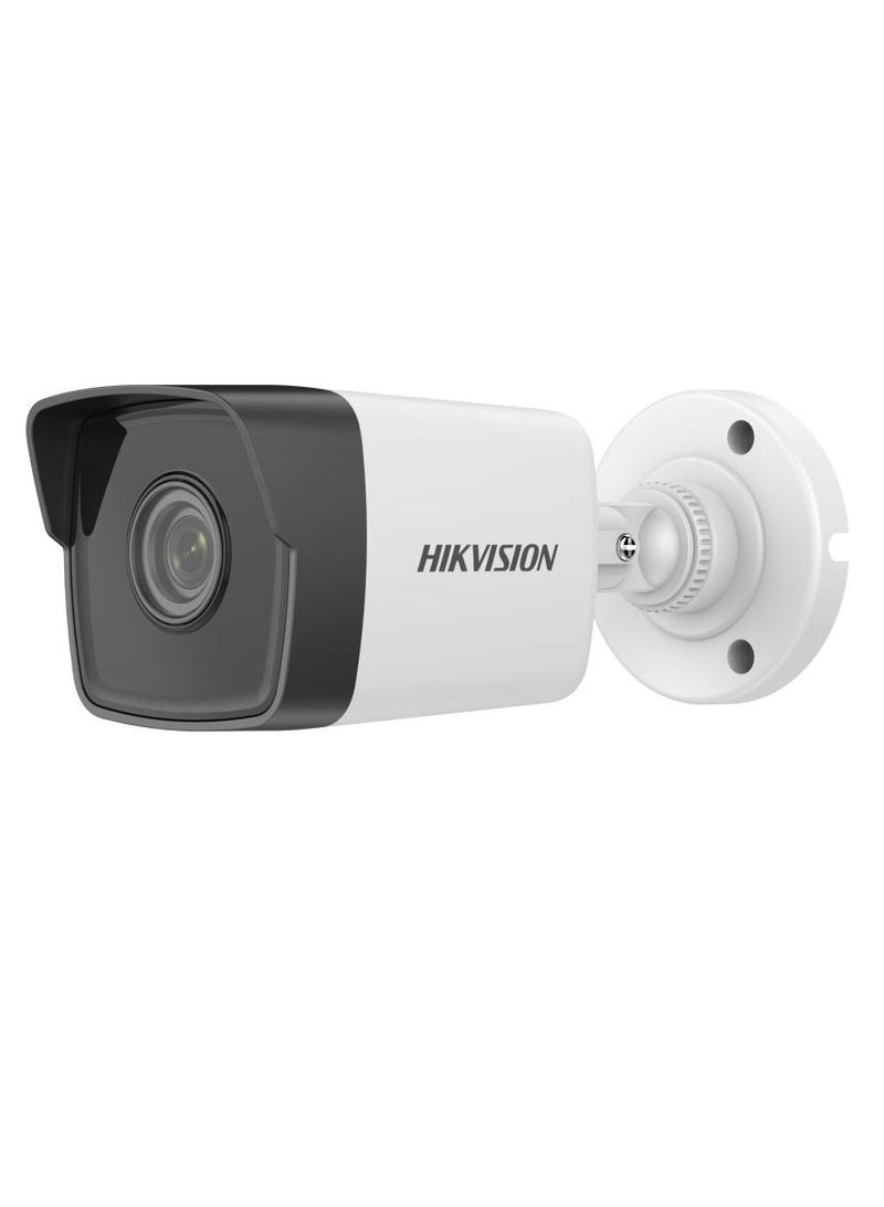 HIKVISION DS-2CD1021G0E-I/ECO 2MP CMOS Network Bullet Camera, 4mm Fixed Focal Lens, Up To 30m IR Range, Dual Stream, 3D Digital Noise Reduction, IP67, White - Black | DS-2CD1021G0E-I/ECO-4mm  - Image 1
