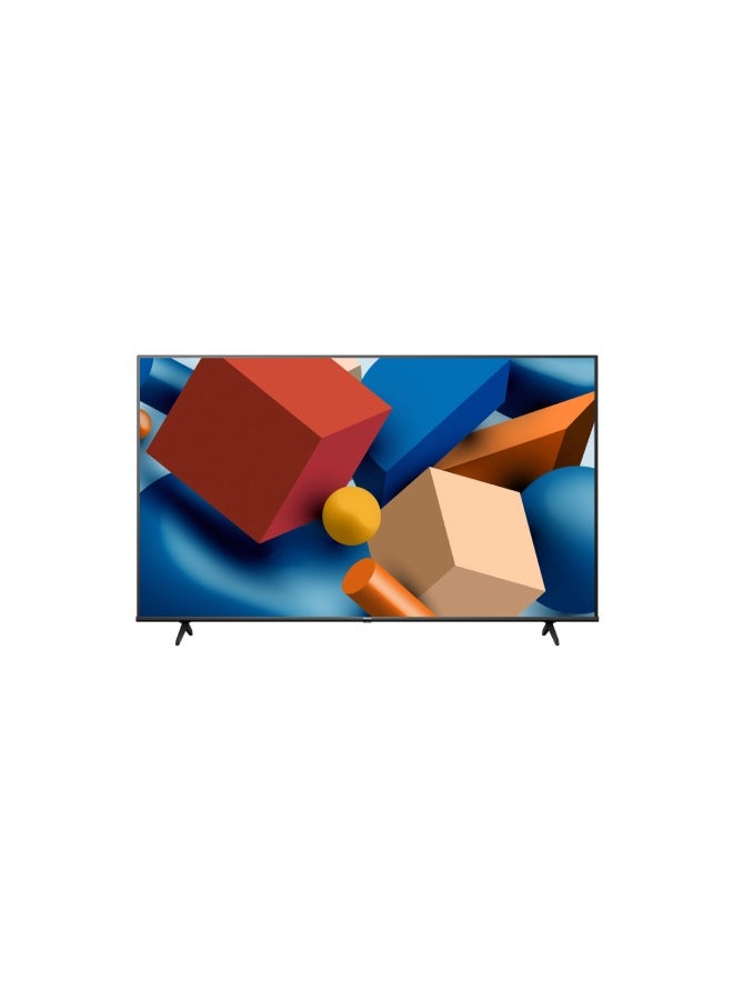 هايسنس Hisense 58 Inch Smart TV 4K UHD LCD Dolby Vision, Natural Colour Enhancer,VIDAA U5 OS, Youtube, Netflix, Disney +, Freeview Play and WiFi, Model (58A6K) 58A6K Black  - Image 3