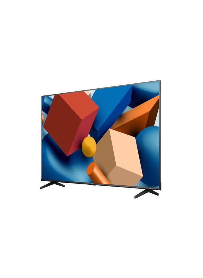 هايسنس Hisense 58 Inch Smart TV 4K UHD LCD Dolby Vision, Natural Colour Enhancer,VIDAA U5 OS, Youtube, Netflix, Disney +, Freeview Play and WiFi, Model (58A6K) 58A6K Black  - Image 4