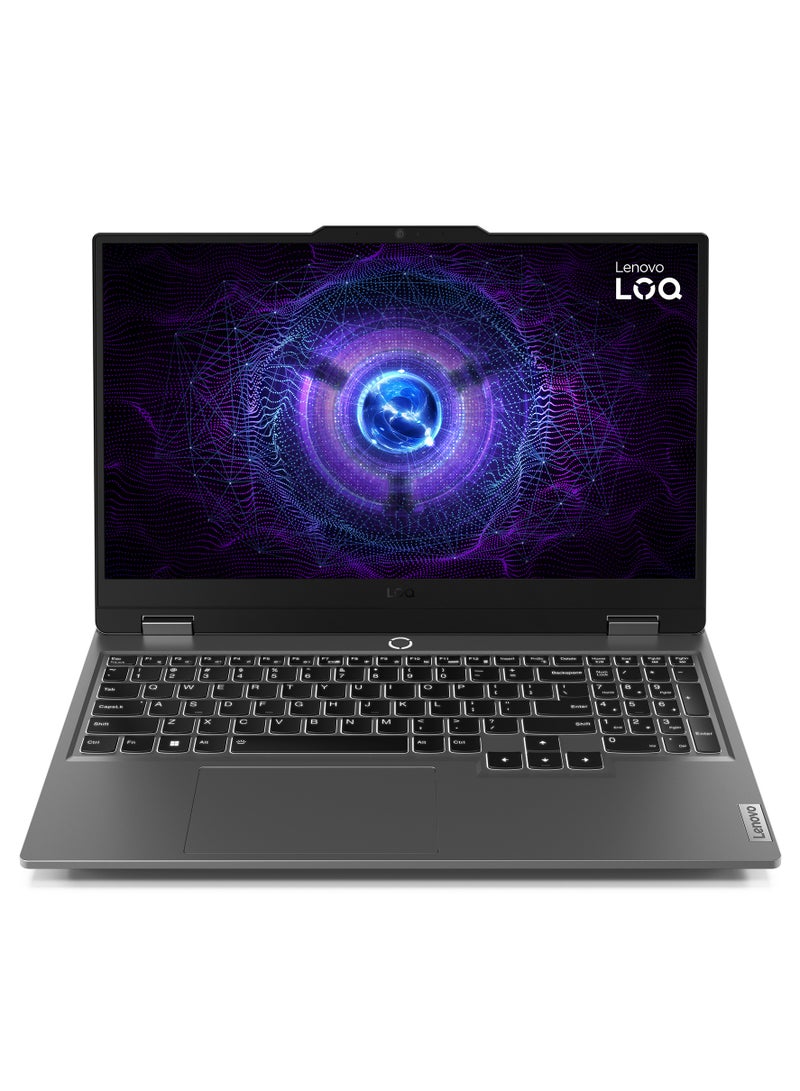Lenovo Lenovo LOQ 15IAX9 Intel Core i5-12450HX 512GB SSD 8GB Ram Nvidia GeForce RTX 2050 4GB 15.6" Inch FHD English/Arabic Luna Grey  - Image 1
