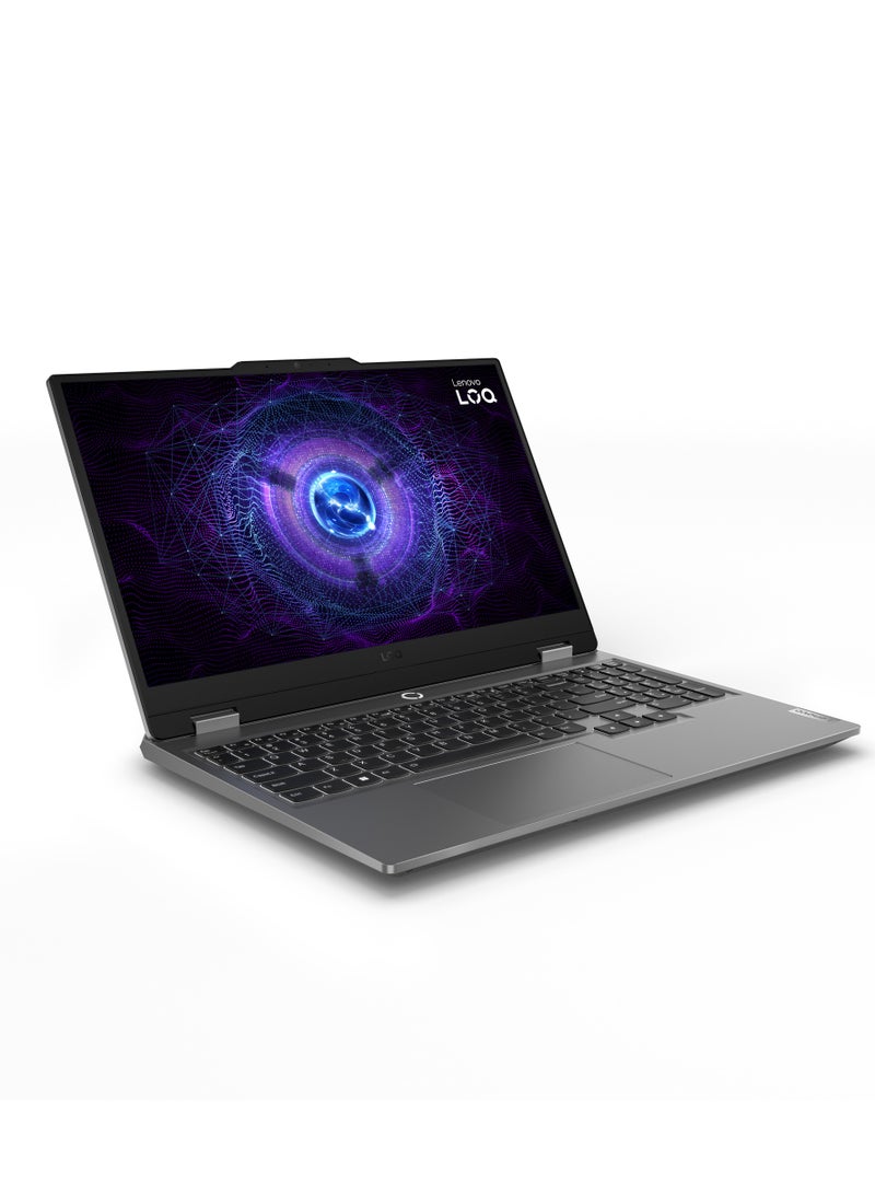Lenovo Lenovo LOQ 15IAX9 Intel Core i5-12450HX 512GB SSD 8GB Ram Nvidia GeForce RTX 2050 4GB 15.6" Inch FHD English/Arabic Luna Grey  - Image 2