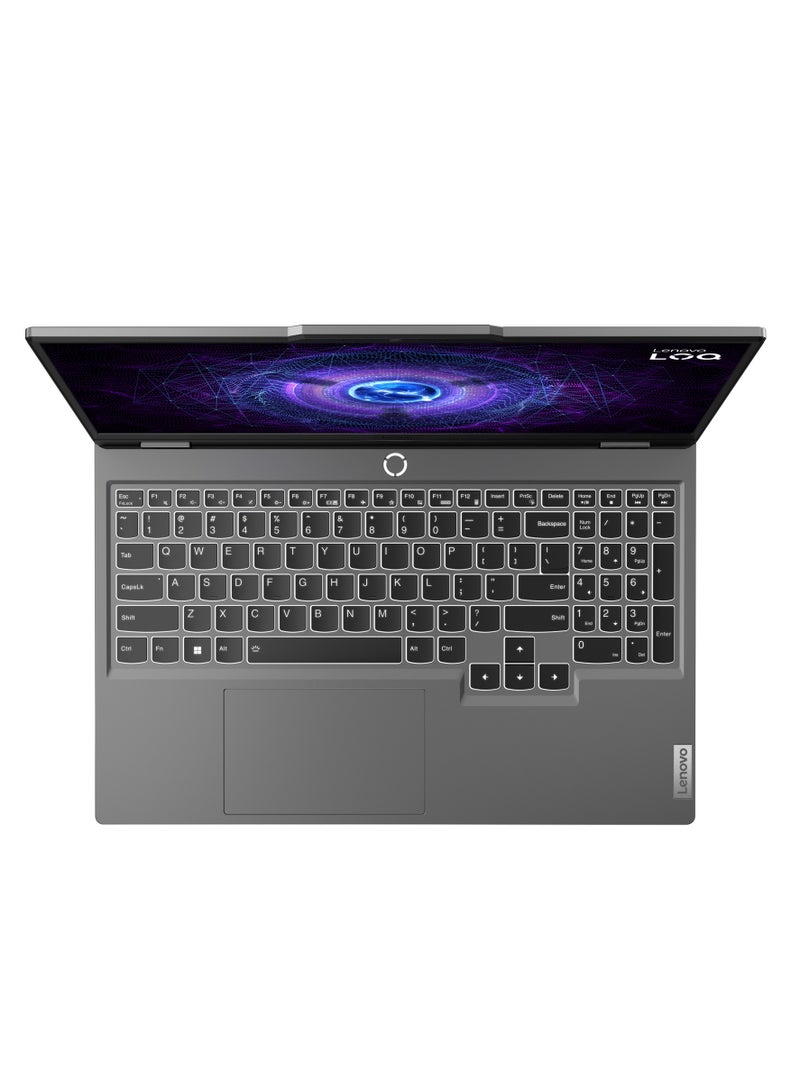 Lenovo LOQ 15IAX9 Intel Core i5-12450HX 512GB SSD 8GB Ram Nvidia GeForce RTX 2050 4GB 15.6" Inch FHD English/Arabic Luna Grey