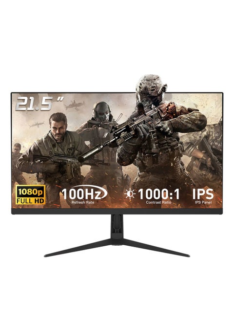 22 inch FHD 100hz IPS Gaming Monitor, AMD FreeSync, HDMI x1, Thunderbolt x1 T221 Black