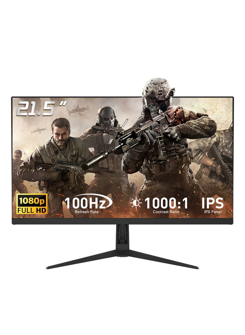 إنجو - 22 inch FHD 100hz IPS Gaming Monitor, AMD FreeSync, HDMI x1, Thunderbolt x1 T221 Black - Image 1