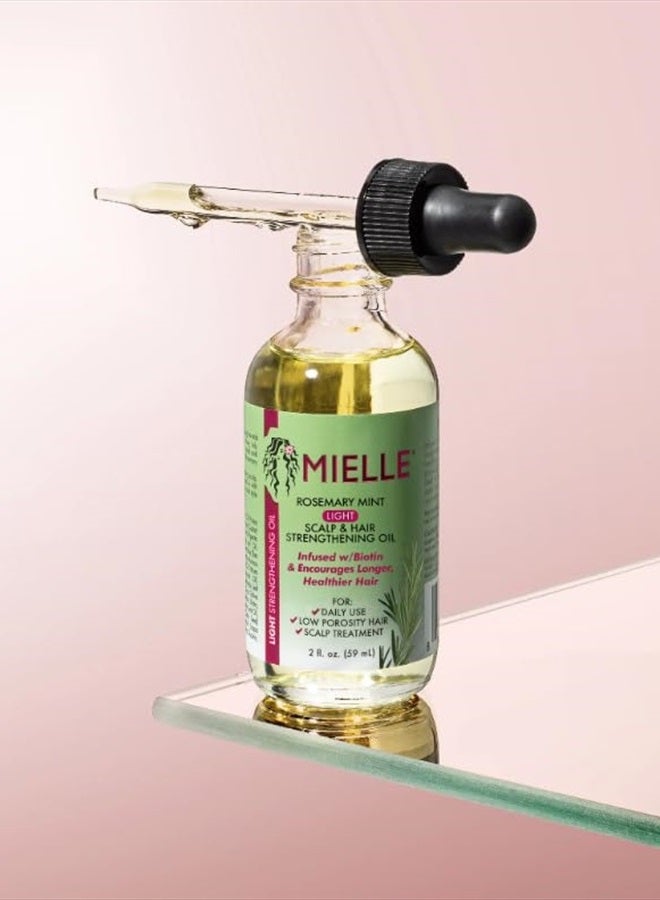 MIELLE Rosemary Mint Light Scalp And Hair Strengthening Oil  Uncolored 59 Ml Uncolored 59ml  - Image 2