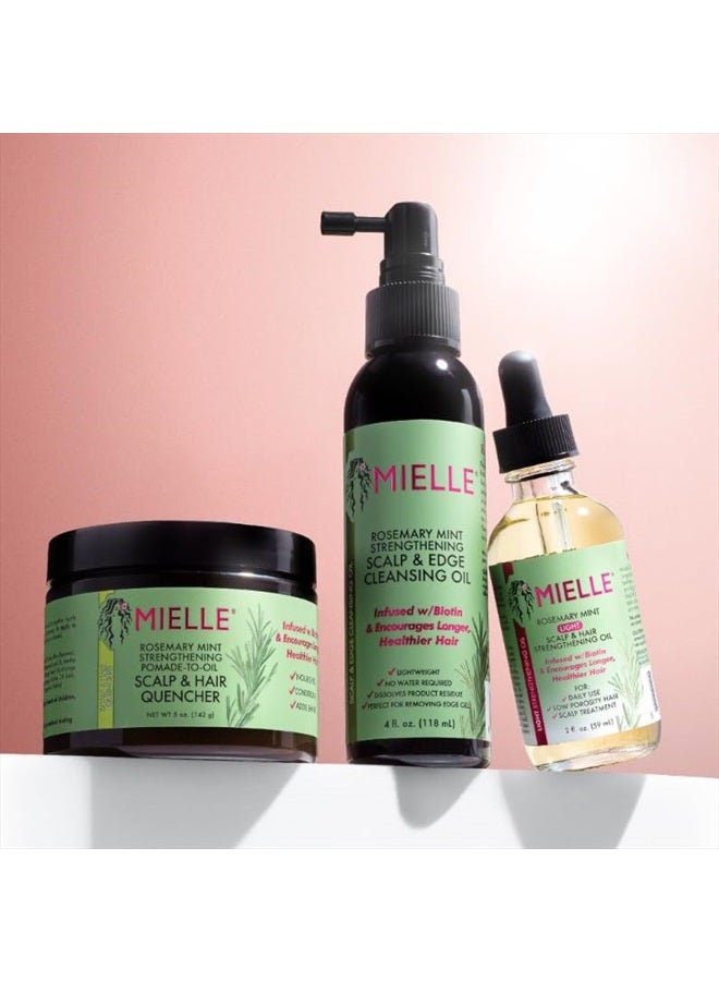 MIELLE Rosemary Mint Light Scalp And Hair Strengthening Oil  Uncolored 59 Ml Uncolored 59ml  - Image 5