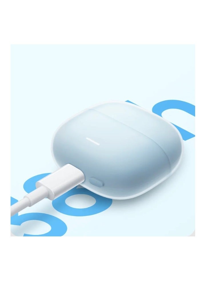 Xiaomi - Redmi Buds 6 Lite | 40dB With Hybrid ANC | Dual-mic With AI | Upto 38 Hrs Battery Life | EQ Setting Blue - Image 1