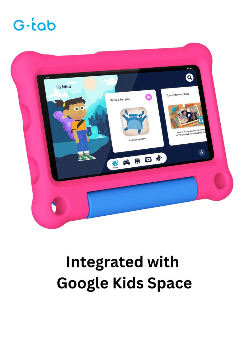 G-Tab T7 Tablet/7 Inches Screen/Android 14.0/WIFI Network/2 MP Front, 2 MP rear camera/Quad Core Processor/3000 mAh Battery/2 GB RAM/64 GB ROM/ 2 GB RAM Extendable - Image 3