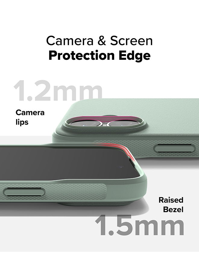 Onyx Case For iPhone 16 Plus, Enhanced Grip Tough Flexible TPU Shockproof Rugged TPU Bumper Drop Protection Phone Cover Mint