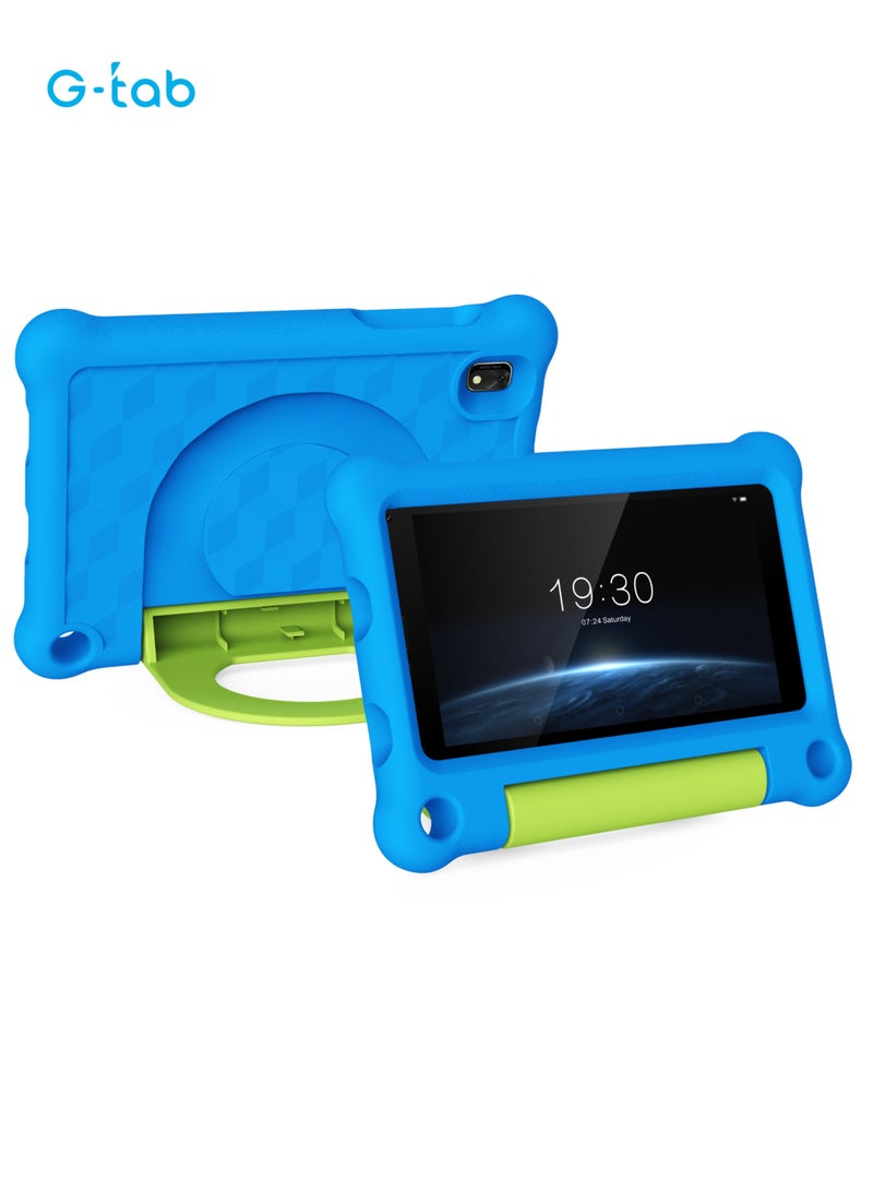 G-Tab T7 Tablet/7 Inches Screen/Android 14.0/WIFI Network/2 MP Front, 2 MP Rear Camera/Quad Core Processor/3000 mAh Battery/2 GB RAM/64 GB ROM/ 2 GB RAM Extendable - Image 1