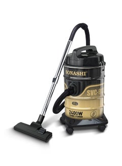 SONASHI Drum Vacuum Cleaner with 25L Dust Capacity | Strong Suction with Low Noise | Multi-Stage Filtration with Dust Full Indicator | Wheel Base for Easy Use | For Home & Offices 25 L 2400 W SVC-9125D Black  - Image 1
