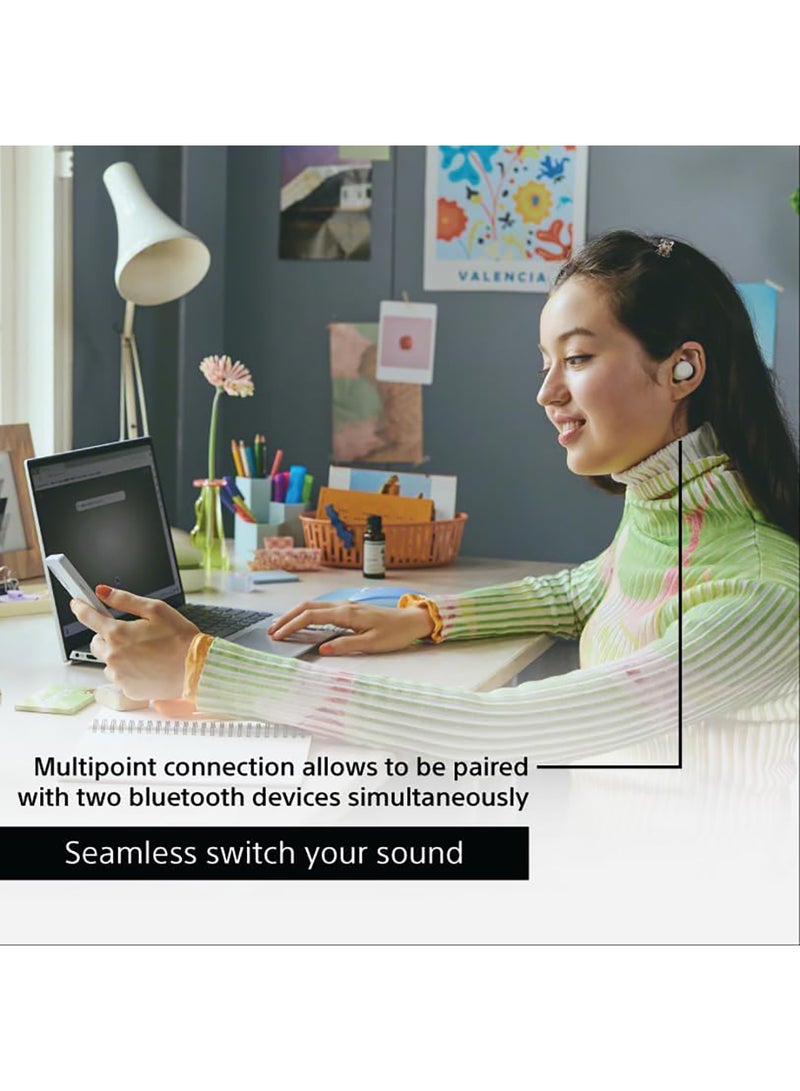 Sony WF-C510 Truly Wireless Earbuds, 22 hours battery life, Clearer hands-free calling, Multipoint Connection, Ambient Sound Mode, IPX4 Water Resistance White - Image 5