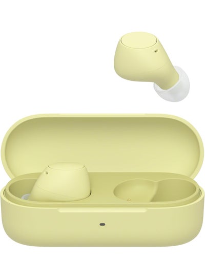 Sony WF-C510 Truly Wireless Earbuds, 22 hours battery life, Clearer hands-free calling, Multipoint Connection, Ambient Sound Mode, IPX4 Water Resistance Yellow