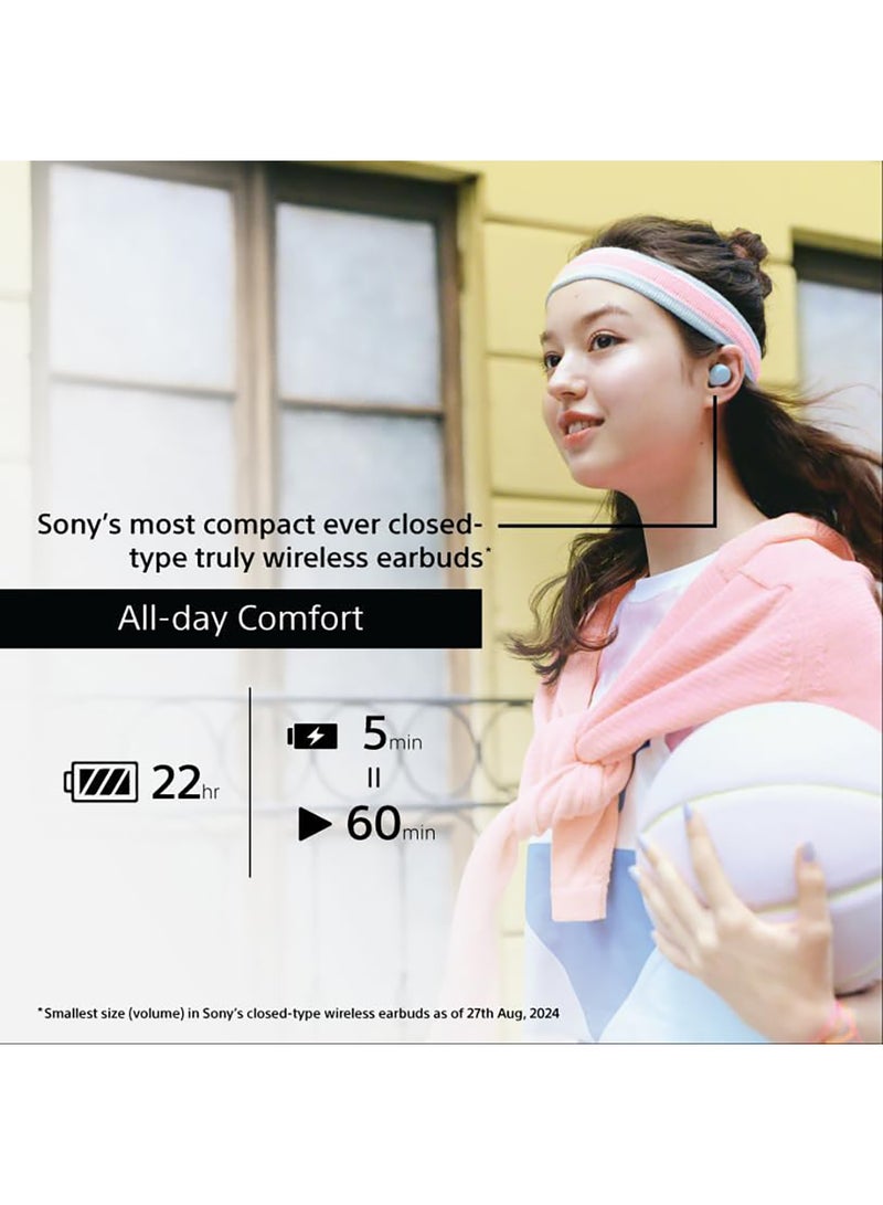 Sony - WF-C510 Truly Wireless Earbuds, 22 hours battery life, Clearer hands-free calling, Multipoint Connection, Ambient Sound Mode, IPX4 Water Resistance Yellow - Image 1