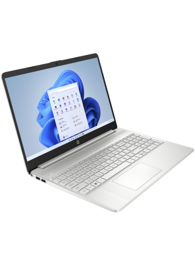 HP - 15-DY5033DX (Upgraded Version) Laptop With 15.6-Inch Display, Intel Core i3-1215U Processor/16GB RAM/512GB SSD/Intel Iris XE Graphics/Windows 11 English/Arabic Natural Silver - Image 1
