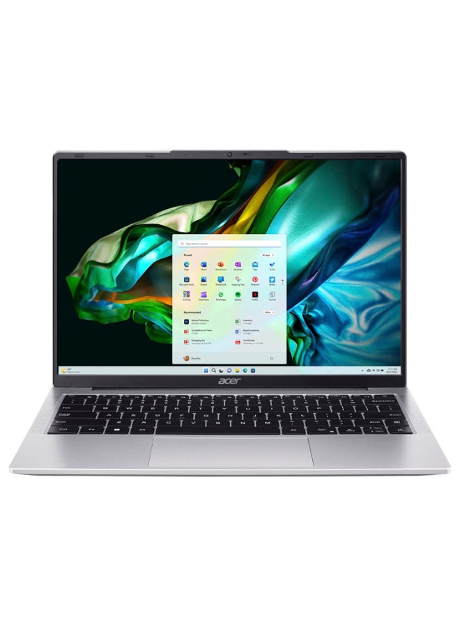 Acer - Aspire Aspire Lite 14 (2024) Laptop With 14-Inch Display, Core i3-N300 Processor/8GB RAM/512GB SSD/Windows 11 Home English/Arabic Silver - Image 1