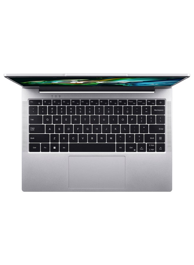 Acer - Aspire Aspire Lite 14 (2024) Laptop With 14-Inch Display, Core i3-N300 Processor/8GB RAM/512GB SSD/Windows 11 Home English/Arabic Silver - Image 1