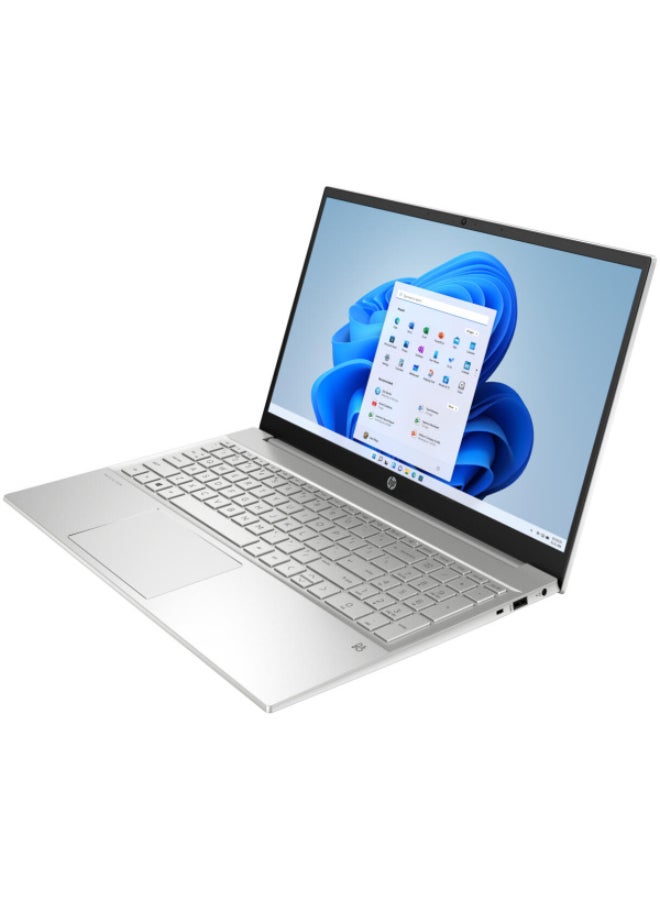 HP - 15-EG3053CL (Upgraded Version) Laptop With 15.6-Inch Display, Intel Core i5-1335U Processor/32GB RAM/1TB SSD/Intel Iris XE Graphics/Windows 11 English/Arabic Natural Silver - Image 1