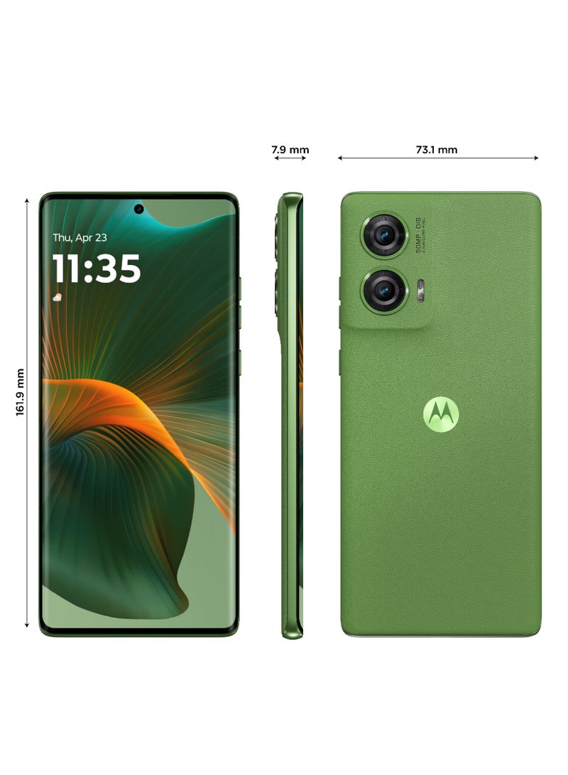 Motorola - Edge 50 Fusion Dual SIM 5G Forest Green 8GB RAM 256GB - Middle East Version - Image 1