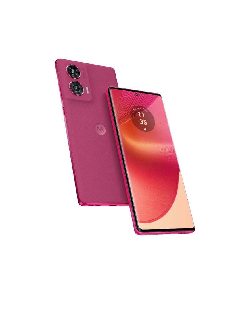 Motorola - Edge 50 Fusion Dual SIM 5G Hot Pink 8GB RAM 256GB - Middle East Version - Image 1