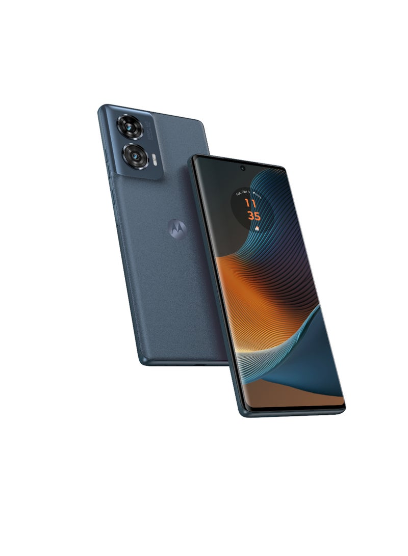 Motorola - Edge 50 Fusion Dual SIM 5G Forest Blue 8GB RAM 256GB - Middle East Version - Image 1