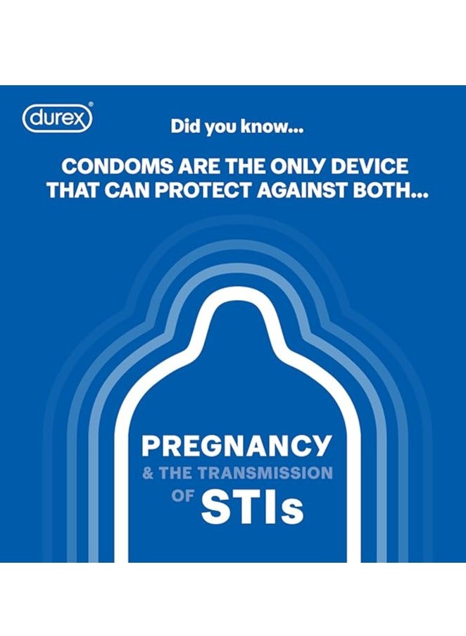Durex - Invisible Extra Thin Lubricated Condoms Pack Of 6 - Image 1