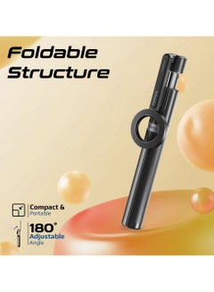 PROMATE Universal Selfie Stick, Extendable MagSafe Compatible with Integrated Tripod Stand, 10m Operating Range and Built-In Rechargable Shutter Remote Controller, MagStick-Pro Black  - Image 4