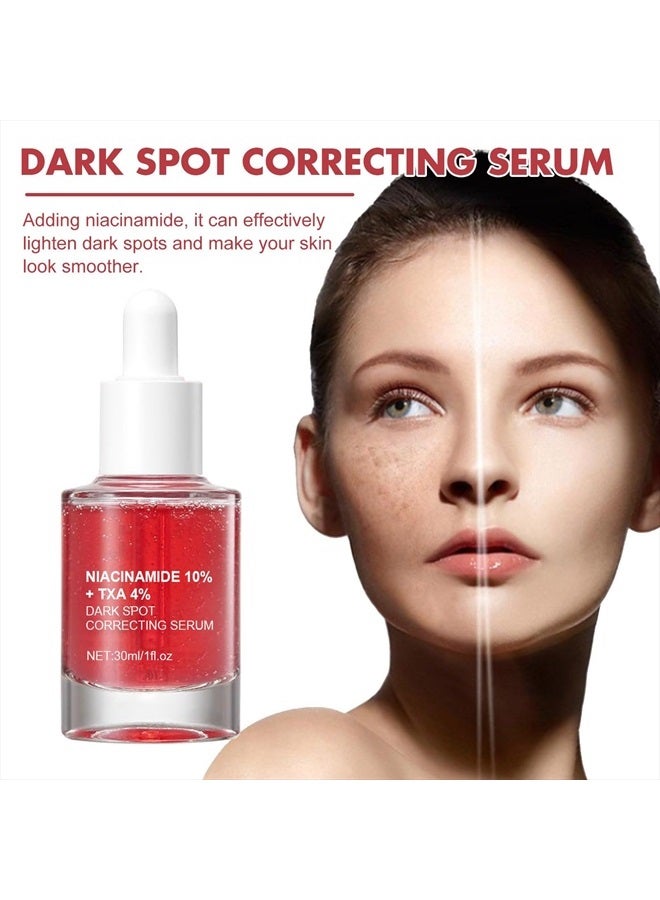 Anua Dark Spot Correcting Serum - 10% Niacinamide+ 4% Tranexamic Acid Serum, Ceramide, Hyaluronic Acid, Vitamin B12 natural color, for Sensitive skin, Fragrance-Free (30ml /1.01 fl.oz.) red 60ml  - Image 2