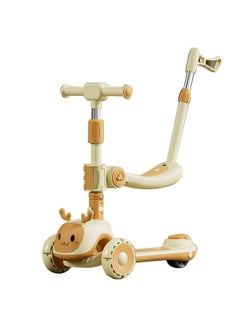 Kidle Kids Scooter 6-in-1 Children's Scooter with Adjustable Seat, Baby Scooter for 1-3-6 Years Boys Girls With Lights Foldable Kids Toys  - Image 1