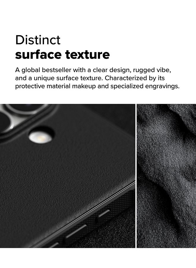 رينجك - Onyx Case For iPhone 16 Plus, Enhanced Grip Tough Flexible TPU Shockproof Rugged TPU Bumper Drop Protection Phone Cover - Black - Image 1