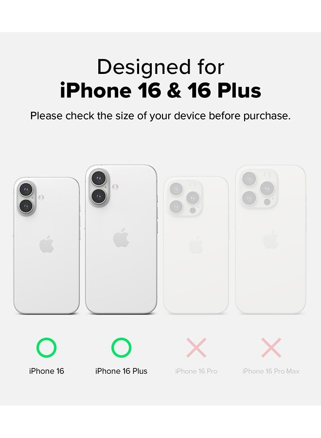 Ringke Camera Lens Frame Glass Protector For iPhone 16 / 16 Plus, Camera Lens Tempered Glass Covers and Aluminum Alloy Frames Adhesive Coating- 2 Pack - Image 3