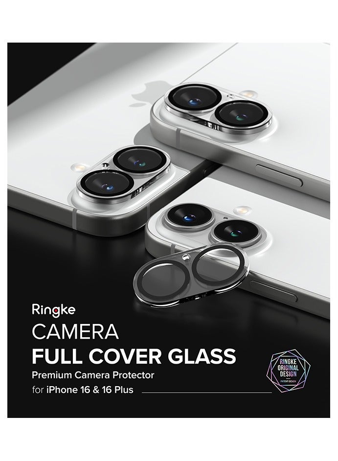 Ringke Camera Glass [Multi-Layer Protection] For iPhone 16 / 16 Plus Camera Lens Protector, Tempered Glass Cover- 2 Pack - Image 3