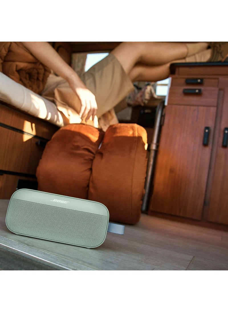 BOSE - SoundLink Flex Portable Bluetooth Speaker (2nd Gen), Portable Outdoor Speaker with Hi-Fi Audio, Up to 12 Hours Battery Life, Waterproof and Dustproof Alpine Sage - Image 1