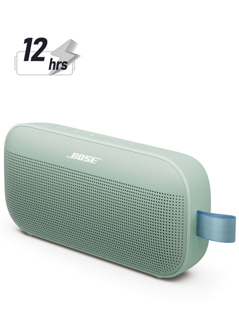 BOSE - SoundLink Flex Portable Bluetooth Speaker (2nd Gen), Portable Outdoor Speaker with Hi-Fi Audio, Up to 12 Hours Battery Life, Waterproof and Dustproof Alpine Sage - Image 1