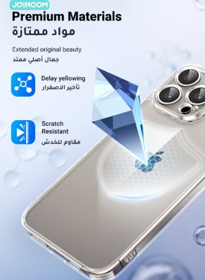 JOYROOM iPhone 16 Pro Case Clear, iPhone 16 Pro Cover Slim with Shockproof Protective Bumper, Anti Scratch & Fingerprint, 16 Pro Case Cover 6.3 inch Clear - Image 4
