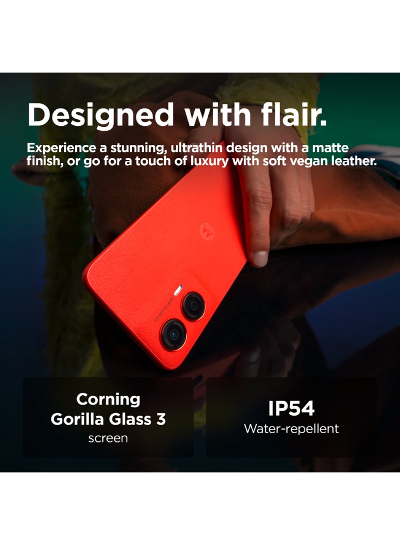 Motorola - G35 5G Dual SIM Guava Red 8GB RAM 128GB  - Middle East Version - Image 1