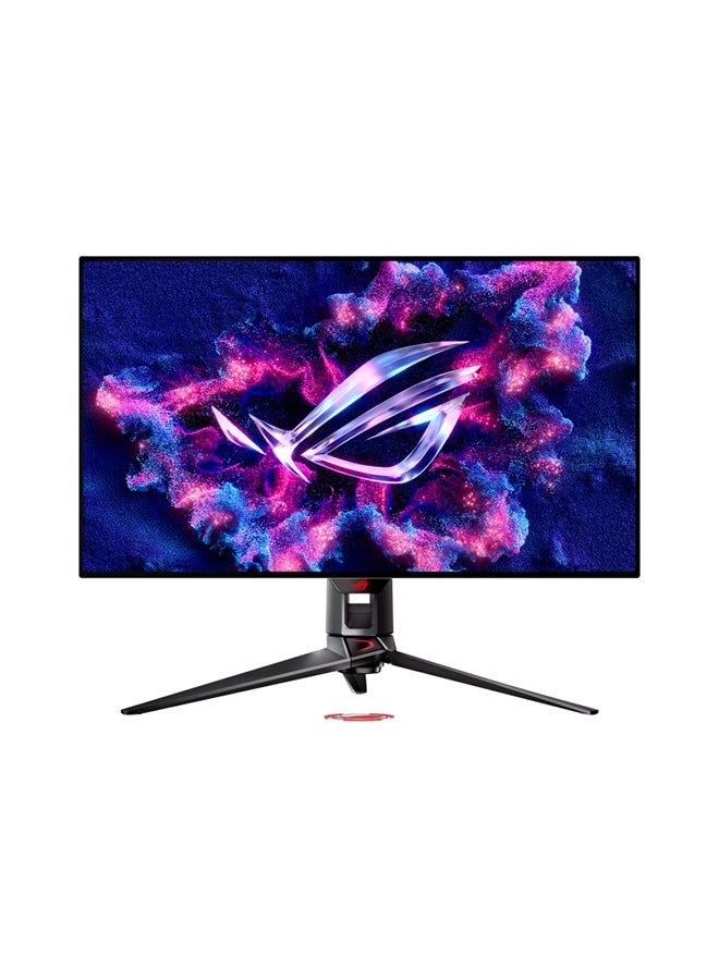 ASUS - ROG Swift OLED PG32UCDP 32-Inch 4K WOLED Gaming Monitor, 240Hz (4K) / 480Hz (FHD), 0.03ms Response, G-SYNC, 99% DCI-P3, HDR10, ASUS OLED Care, AI Assistant, DisplayPort 1.4, HDMI 2.1, USB-C 90W PD, Aura Sync, Adjustable Stand, VESA Wall Mount, TÜV Flicker-Free | 90LM0A50-B01370 Black - Image 1